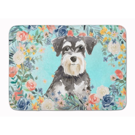 Carolines Treasures Schnauzer No.2 Machine Washable Memory Foam Mat CK3417RUG